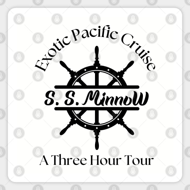 Three Hour Tour Magnet by TravelTeezShop